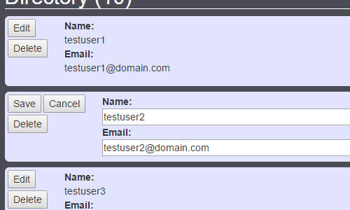 project directory