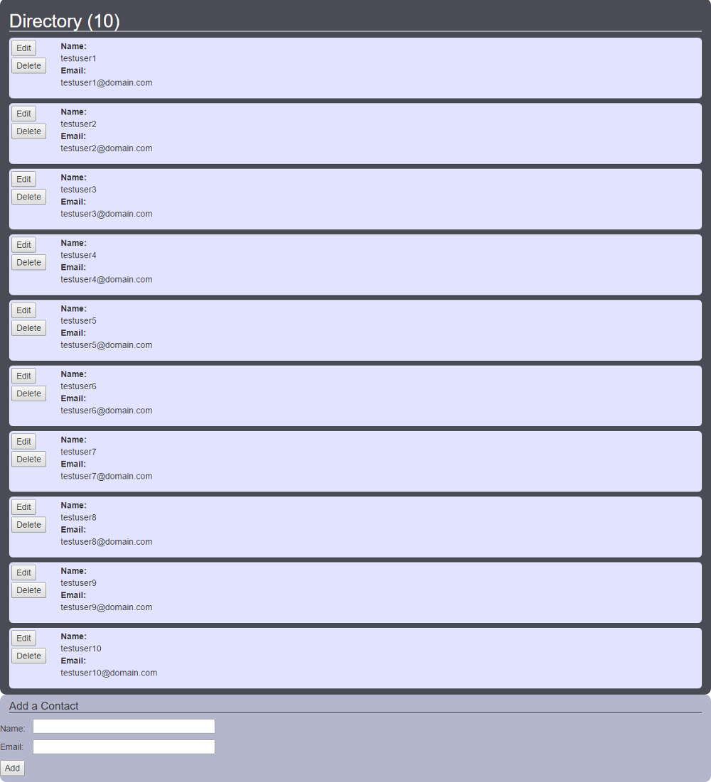 project directory full